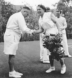 Siegerehrung in den Gründerjahren